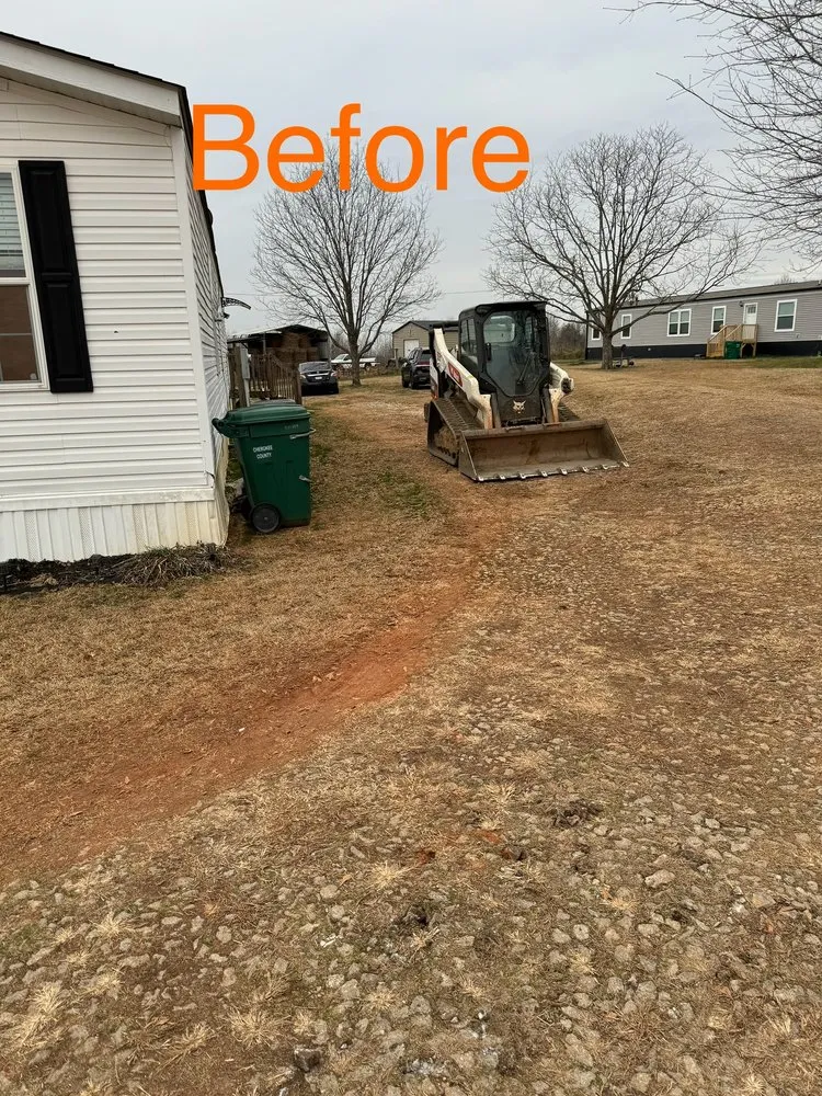Custom yard cleanup service in Gaffney, SC by Chandler Land Management