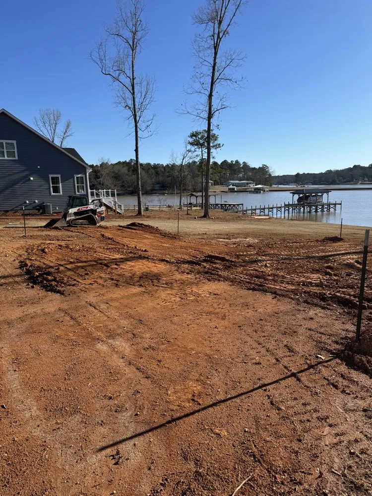 Custom outdoor landscaping for residential properties in Gaffney, SC by Chandler Land Management