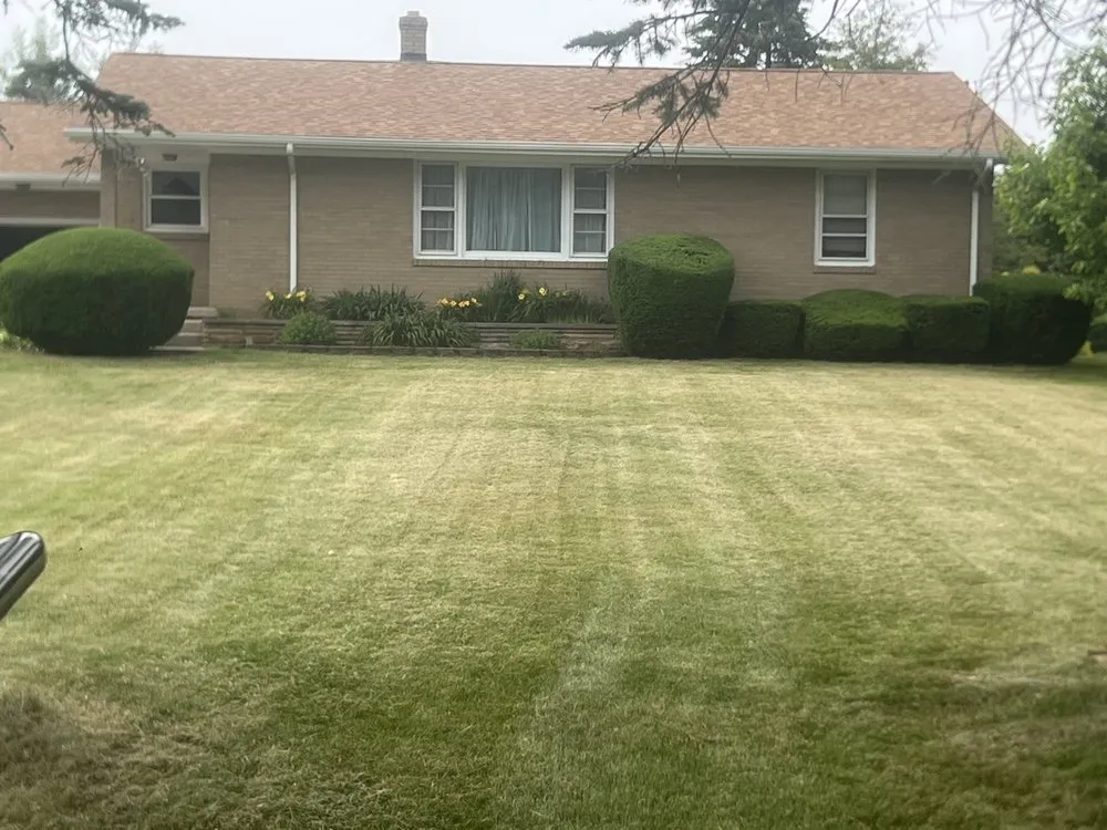 Professional outdoor landscaping with custom design in Erie, PA by Chaney’s Four Seasons Lawncare