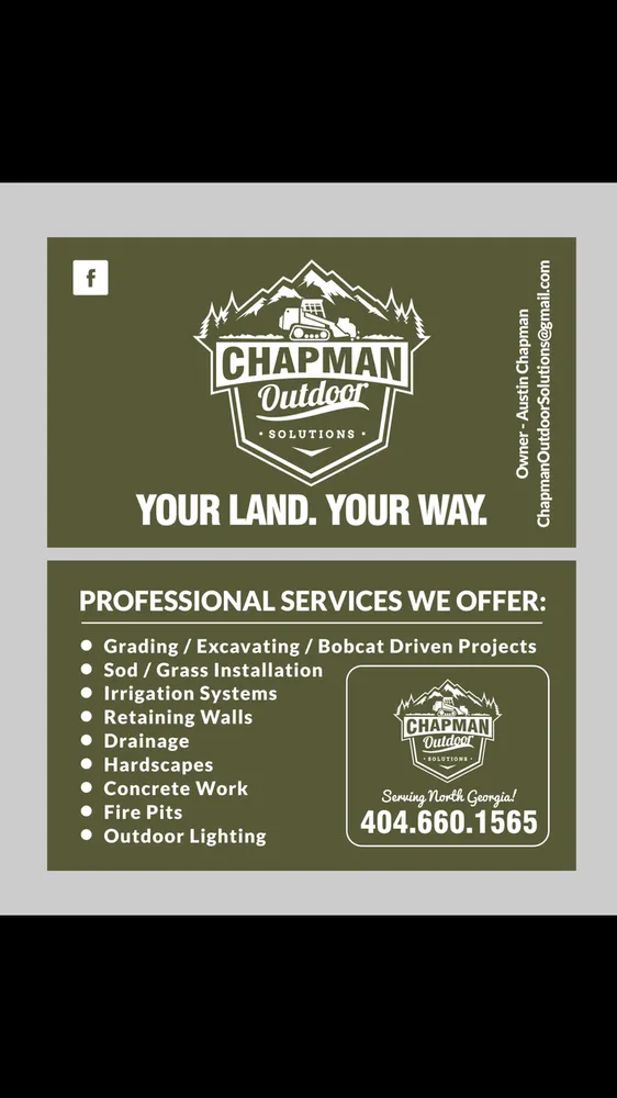 Affordable outdoor landscaping in Dahlonega, GA - Chapman Outdoor Solutions