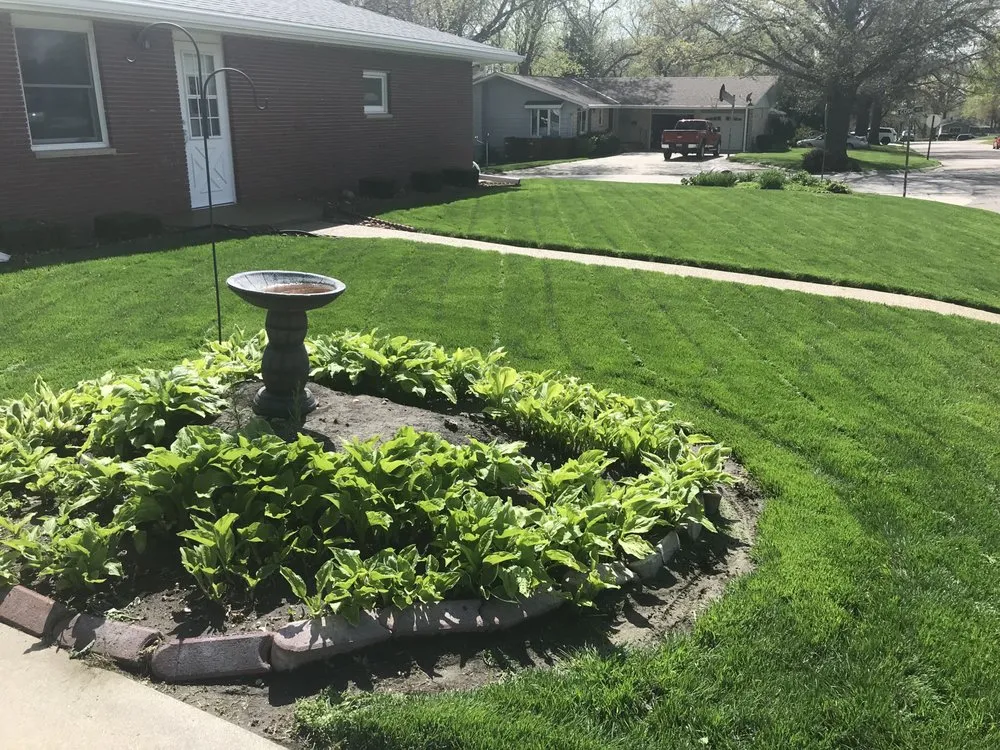 Custom residential landscaping in Crete, NE by Chapín Lawn Care