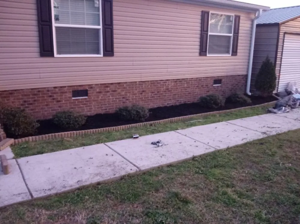 Custom outdoor landscaping in Wilson, NC by Charities and Trimmings