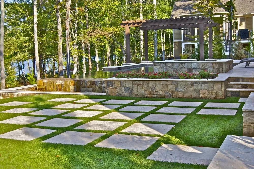 Professional yard maintenance in Greensboro, GA by Charles Miller Companies