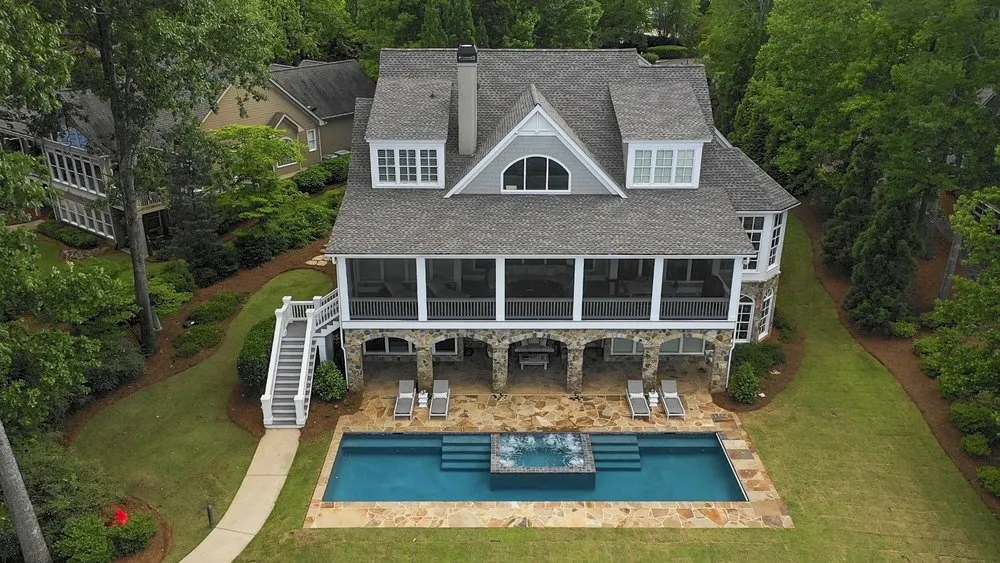 Affordable lawn mowing service with custom design in Greensboro, GA by Charles Miller Companies