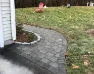 Custom outdoor landscaping for residential properties across Everett, MA - Charles Stonewall Masonry