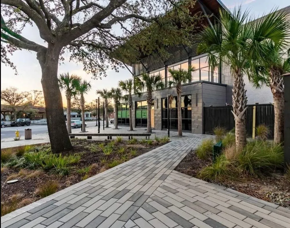Local landscape installation in Daniel Island, SC by Charleston Landscape