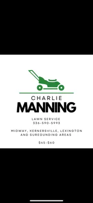 charlie Manning Lawn Care Logo