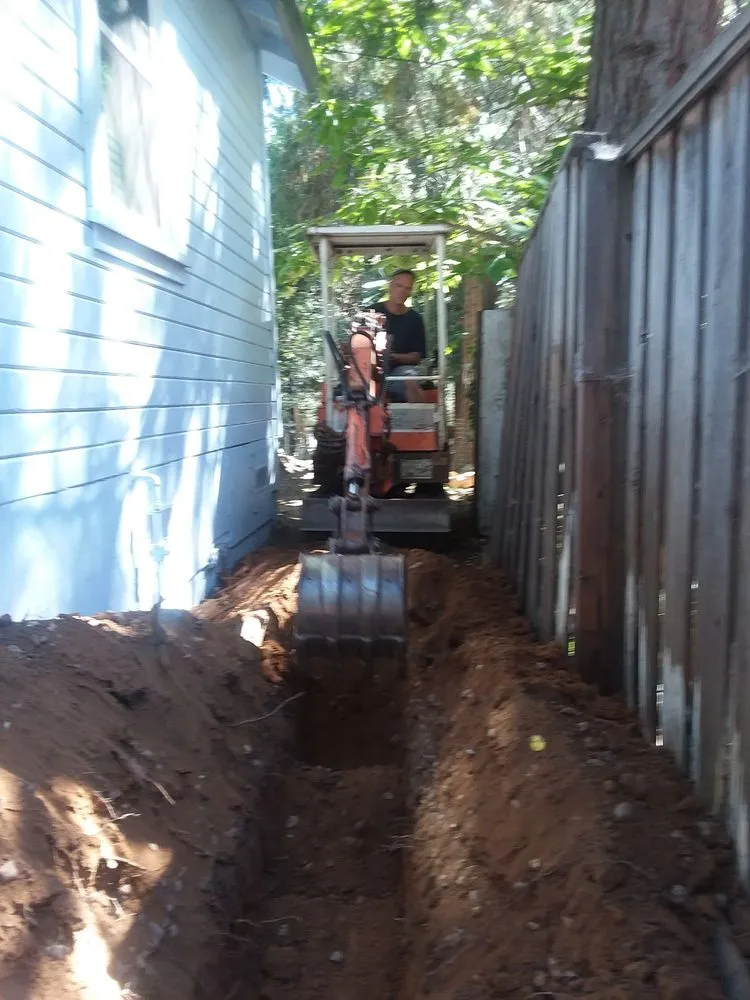 Local residential landscaping near you in Cedar Ridge, CA by Charlie The Trencher