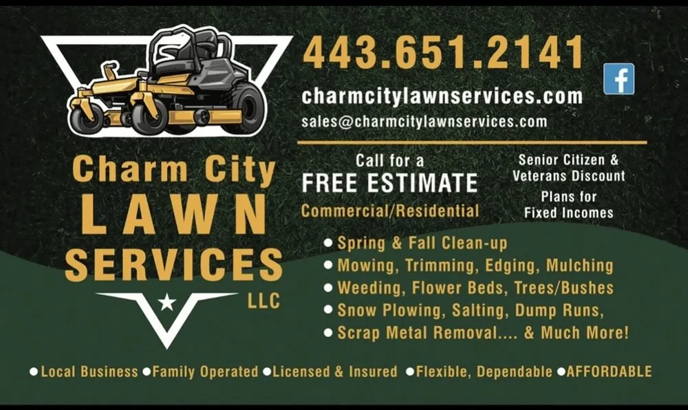 Local outdoor landscaping with custom design across Dundalk, MD - Charm City Lawn Services