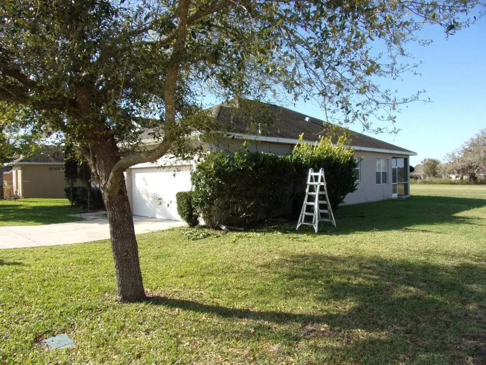 Affordable lawn mowing service for homes in Brooksville, FL by Chartier Mowing Services
