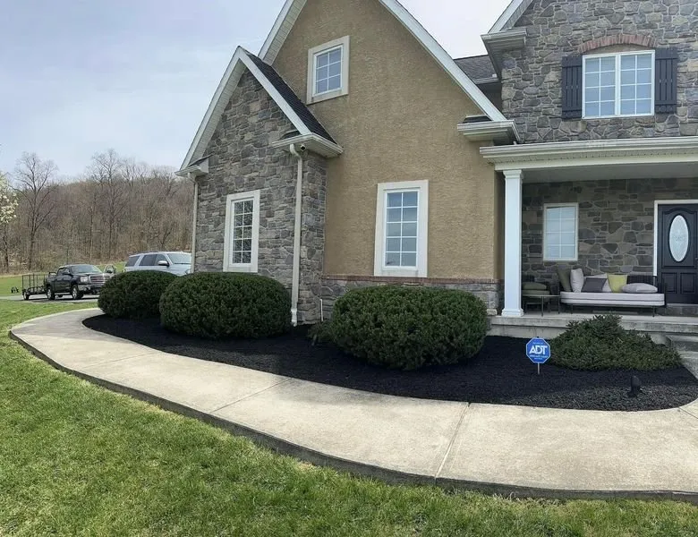 Custom lawn mowing service with custom design across Allentown, PA - Chase Outdoor Services