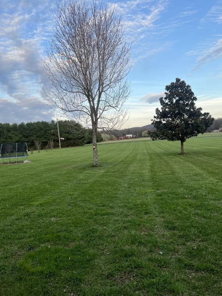 Custom landscape installation in Winchester, TN by Chases Mowing and Land Management