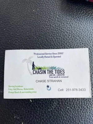 Chasin The Tides Lawncare & Landscaping Logo