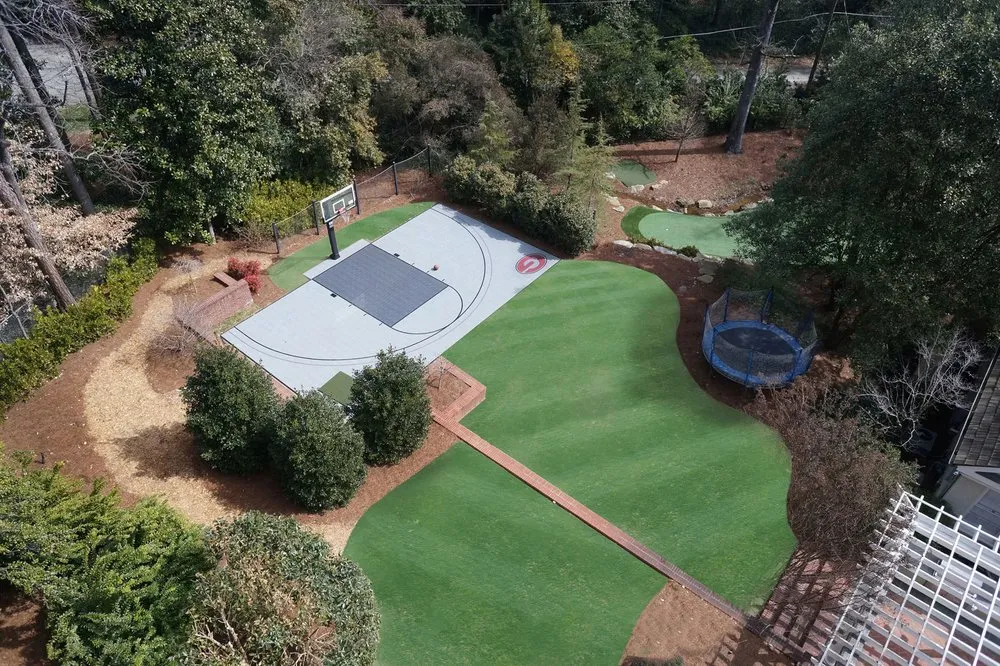 Expert outdoor landscaping with custom design in Marietta, GA by Chatham Landscape Services