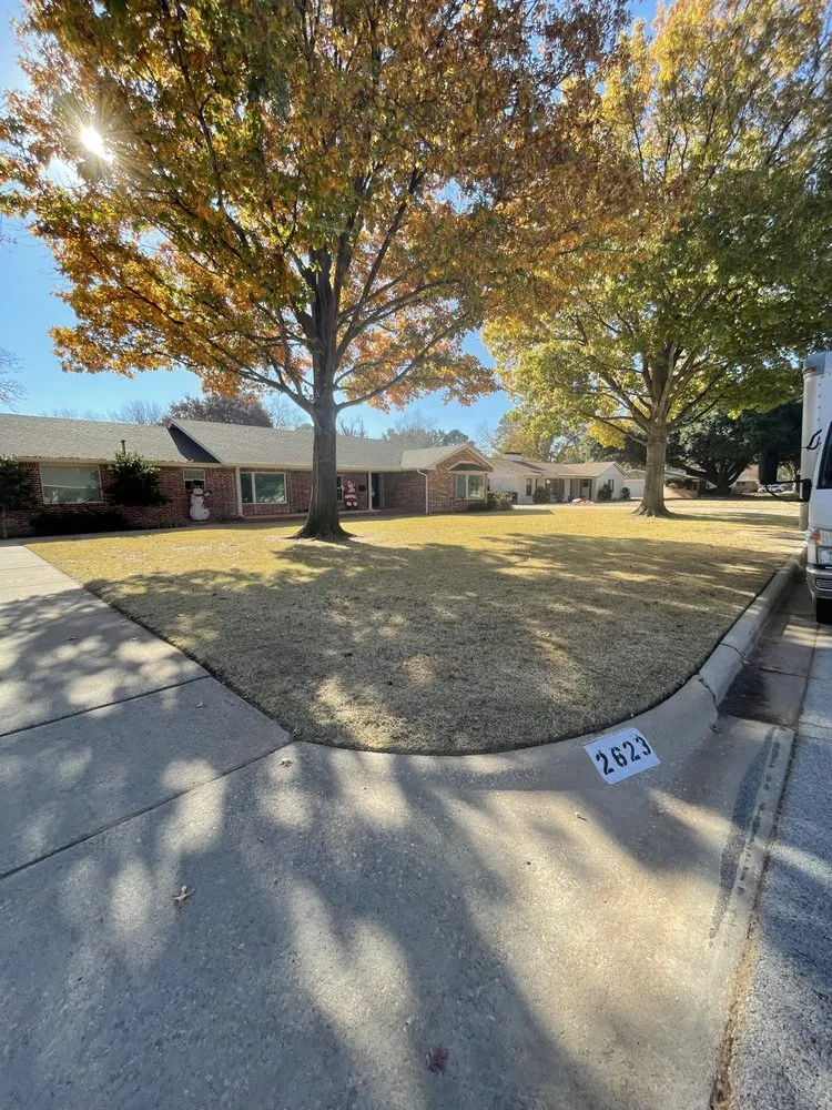 Local landscape installation in Wichita Falls, TX by Chavarrias Landascape