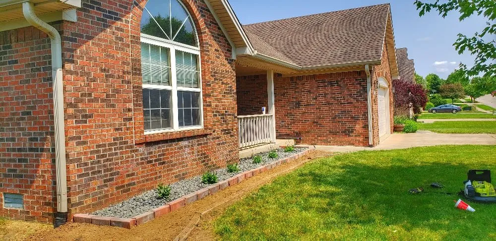 Affordable landscape design for homes in Franklin, IN by Chavez Landscaping