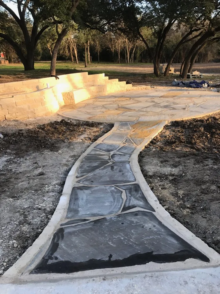 Affordable residential landscaping with custom design in Temple, TX by Chavez Landscaping