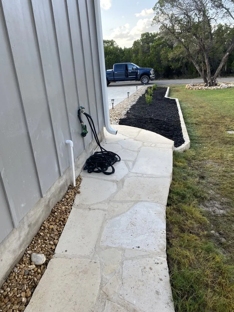 Custom yard cleanup service in Temple, TX by Chavez Landscaping