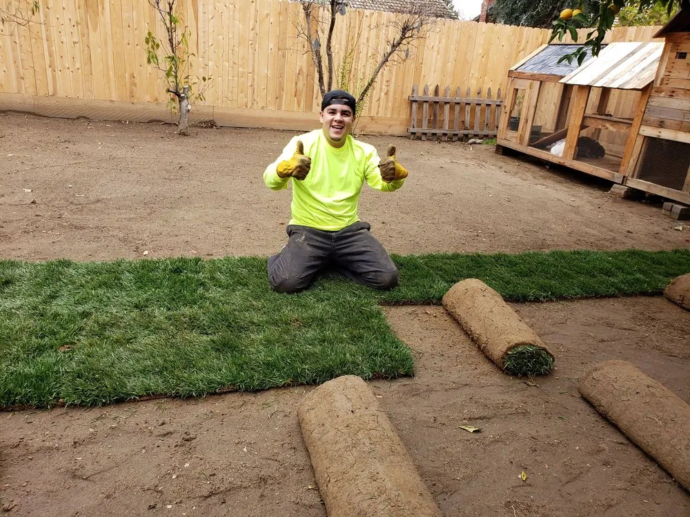 Expert residential landscaping in Woodlake, CA by Chavez Lawn Care