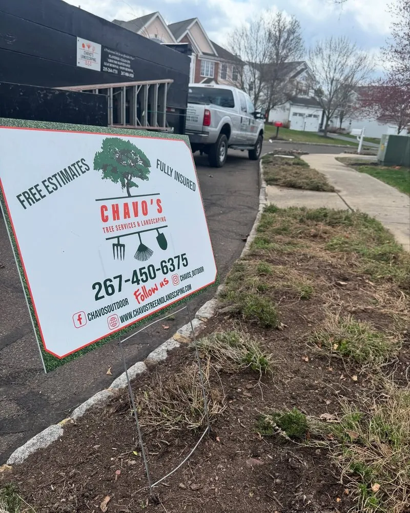 Custom landscape installation near you in Furlong, PA by Chavos Tree Service & Landscaping