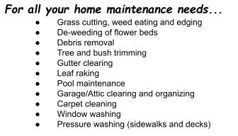 Local residential landscaping experts serving Texas City, TX - Cheaper By The Dozen Home Maintenance Services