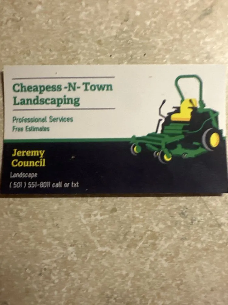 Reliable outdoor landscaping in Jacksonville, AR - Cheapess N Town Landscaping