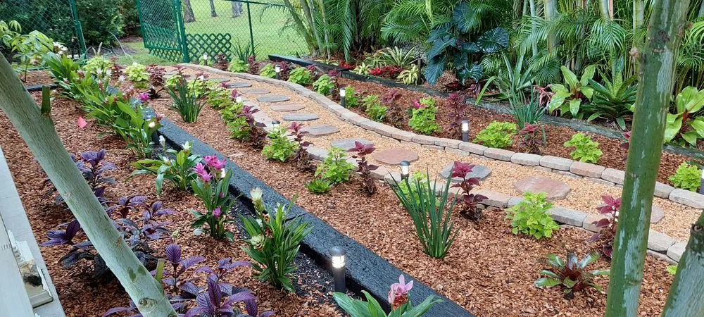 Custom landscape installation near you in Hollywood, FL by Checkmate Finishings
