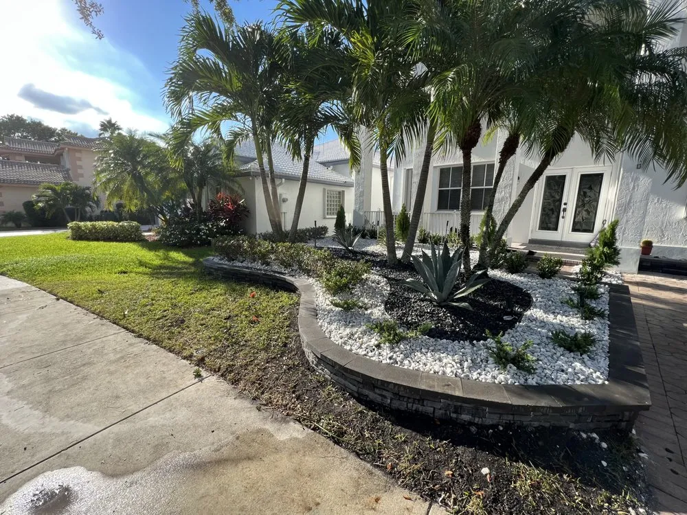 Professional landscape installation experts serving Hollywood, FL - Checkmate Finishings
