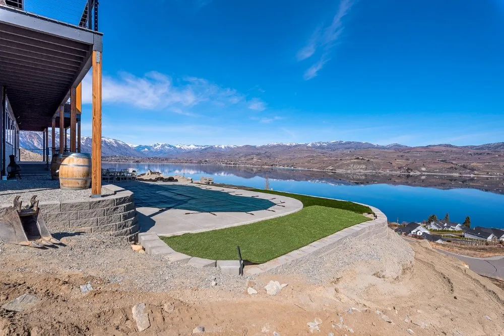 Local yard maintenance with custom design in Chelan, WA by Chelan Landscaping