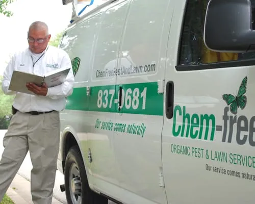 Chem-Free Organic Pest & Lawn Services Logo
