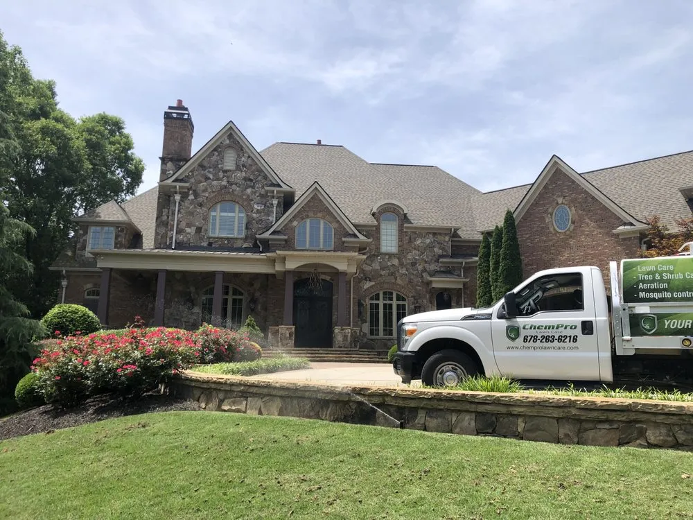 Professional lawn mowing service in Lilburn, GA by ChemPro Lawn Care