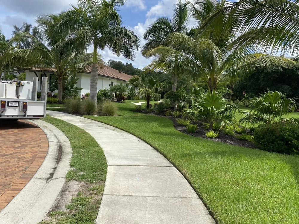 Affordable lawn mowing service for homes in Lehigh Acres, FL by Cherry Blossom Lawn & Shrub Care