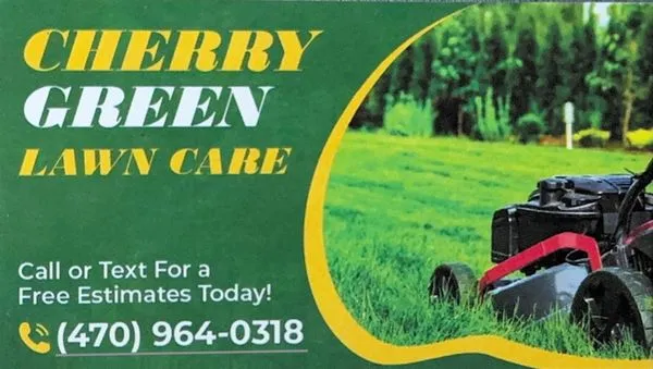 Cherry Green Lawn Care Logo