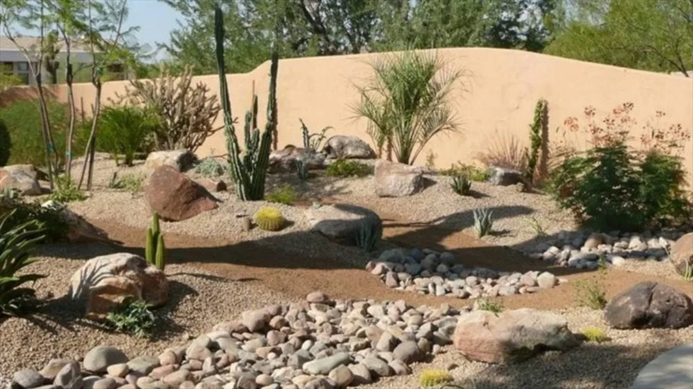 Expert garden landscaping in Tucson, AZ by Cherry Landscape