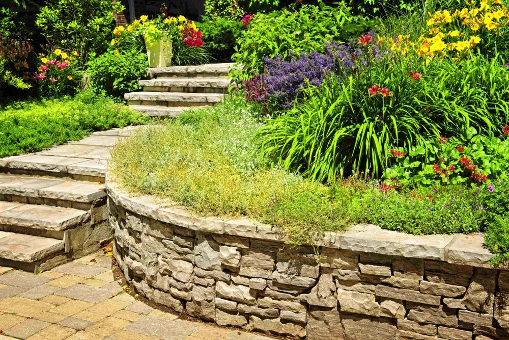 Professional landscape design in Keene, TX by Cherry Services