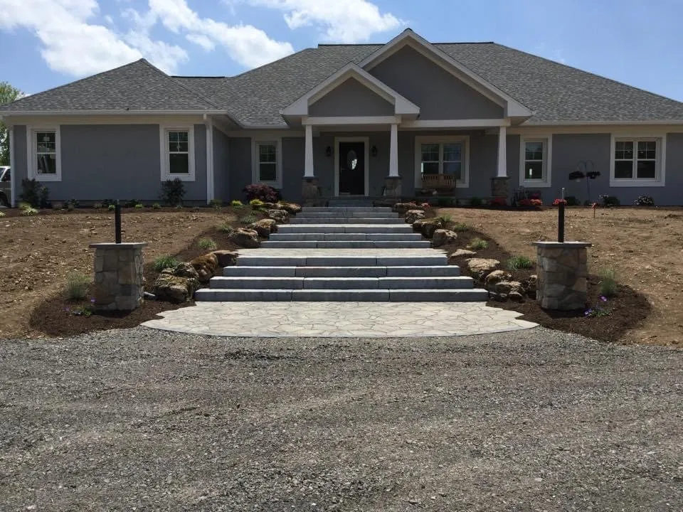 Local landscape installation in Hilton, NY by Cherry Tree Landscaping