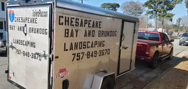 Chesapeake Bay & Brundog Landscaping Logo
