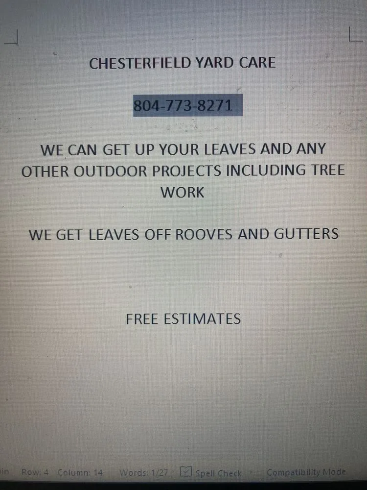 Local yard cleanup service for beautiful yards across Midlothian, VA - Chesterfield Yard Care