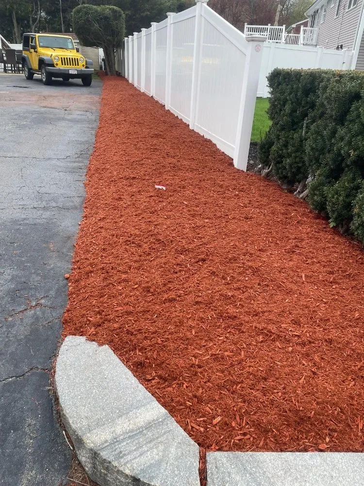 Custom garden landscaping in Lawrence, MA by Chico's Landscaping