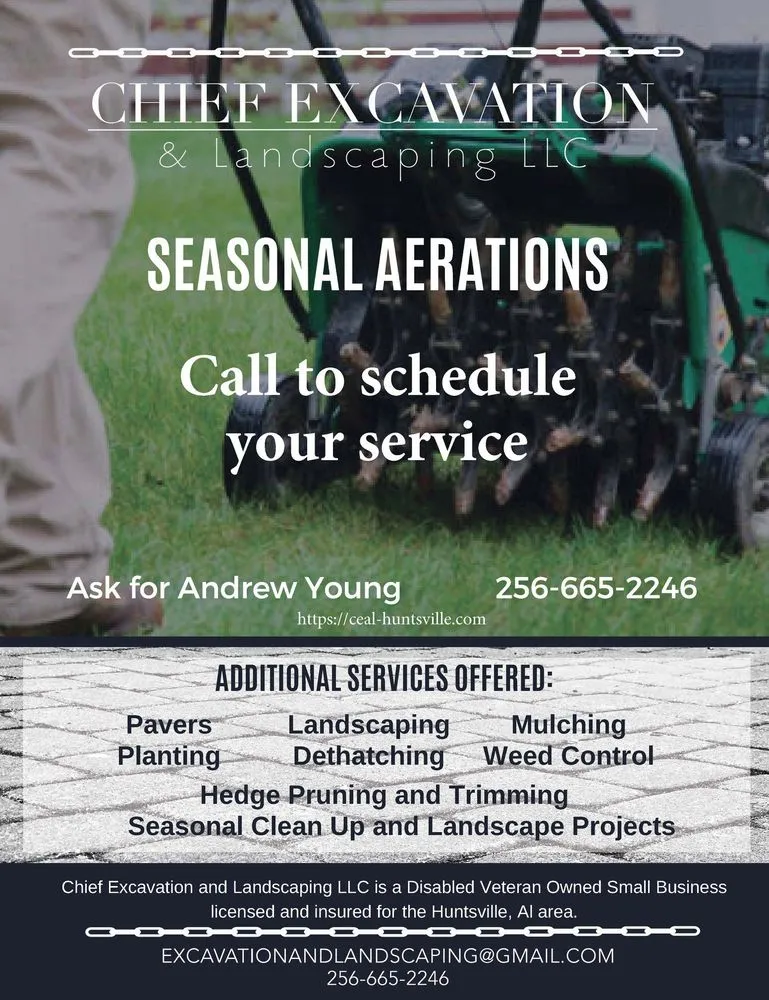 Top-rated landscaping services for residential properties in Harvest, AL by Chief Excavation and Landscaping