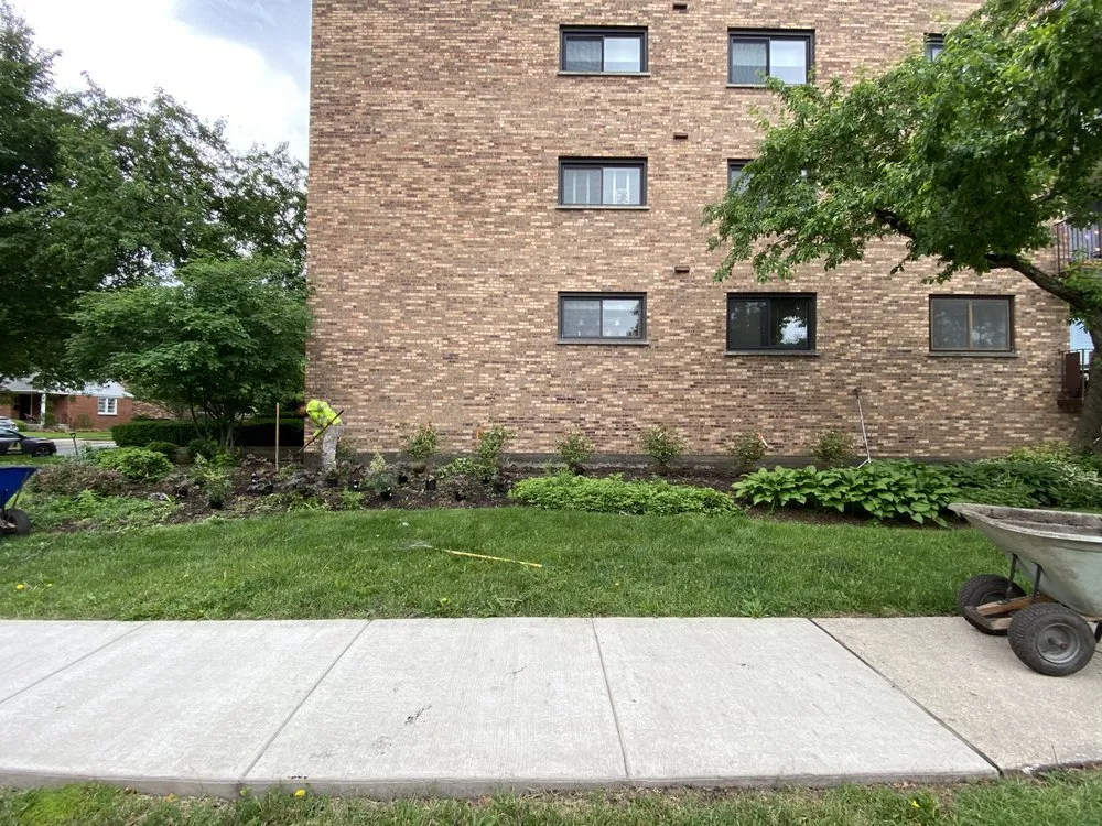 Expert lawn mowing service with custom design across Round Lake Beach, IL - Chihuahua’s Landscaping