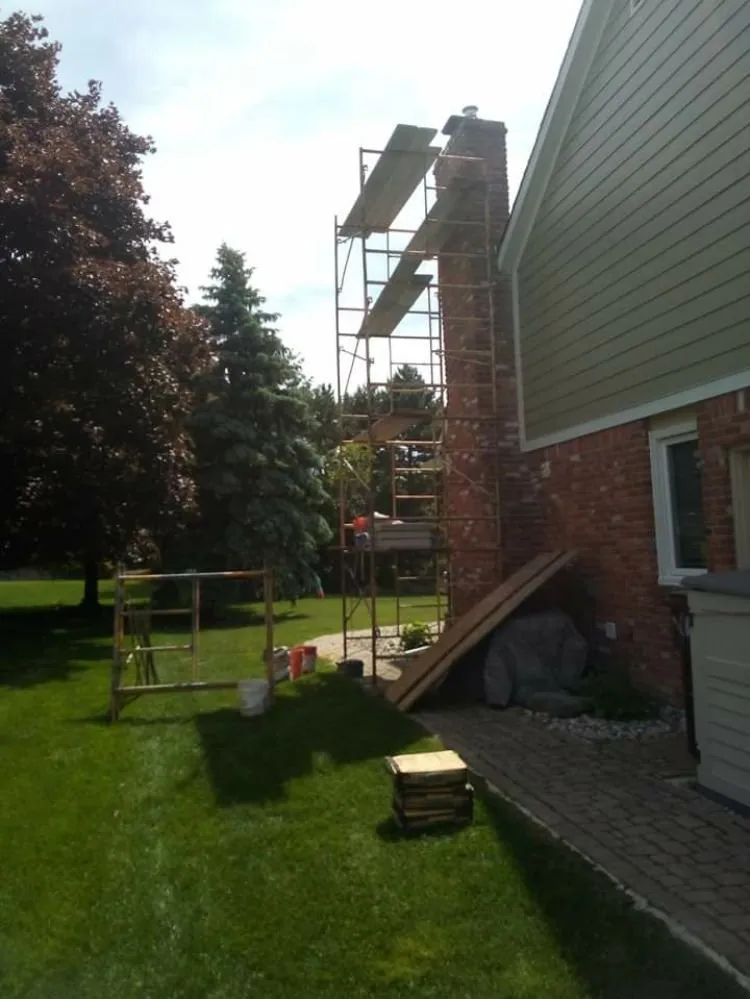 Trusted lawn care service in New Baltimore, MI - Chimney repair Brick Repair