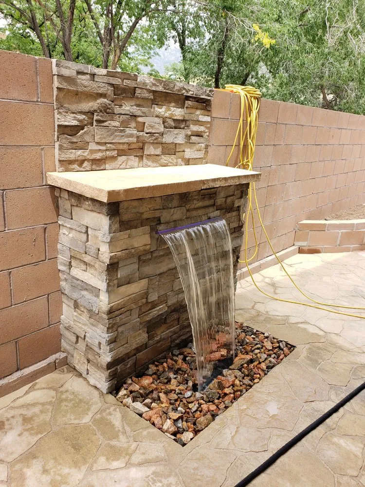 Expert garden landscaping in Rio Rancho, NM by Chino’s Fountains