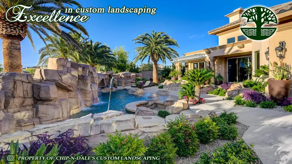 Affordable yard maintenance for year-round maintenance in Las Vegas, NV by Chip-n-Dale's Custom Landscaping