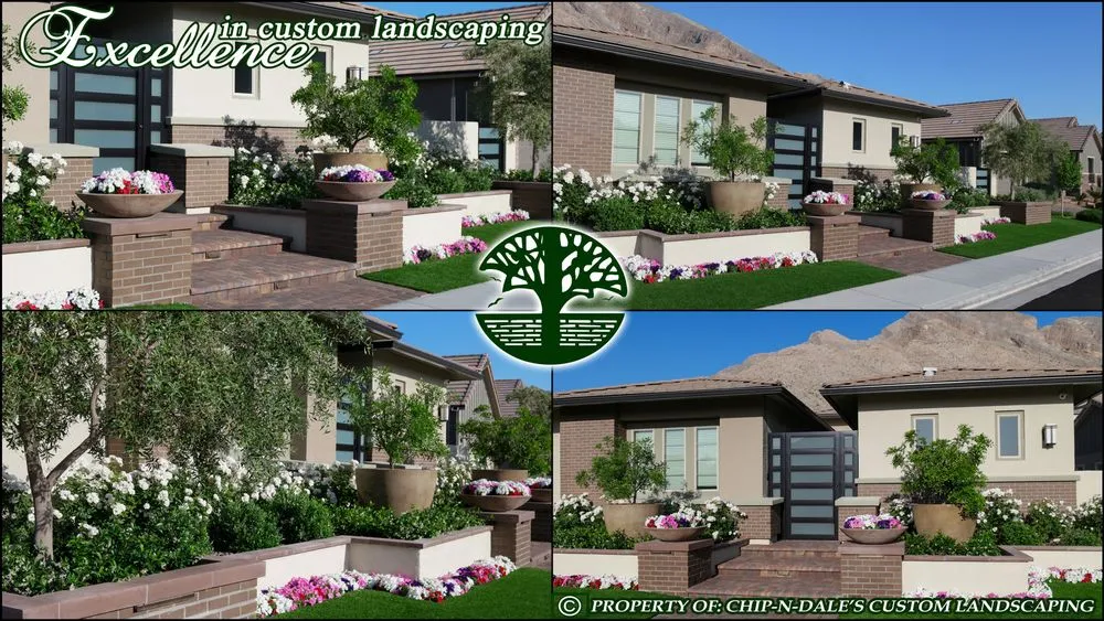 Custom yard maintenance for homes in Las Vegas, NV by Chip-n-Dale's Custom Landscaping