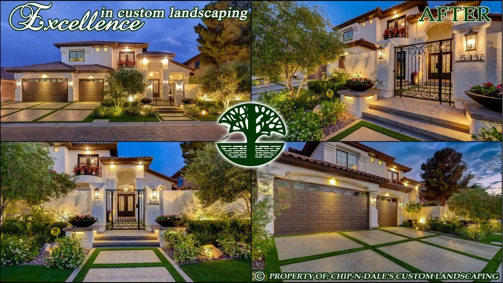 Professional yard cleanup service for homes across Las Vegas, NV - Chip-n-Dale's Custom Landscaping