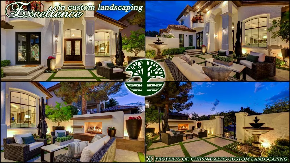 Professional garden landscaping in Las Vegas, NV by Chip-n-Dale's Custom Landscaping