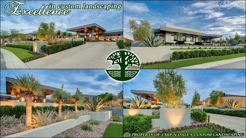 Top-rated landscape installation with custom design in Las Vegas, NV by Chip-n-Dale's Custom Landscaping