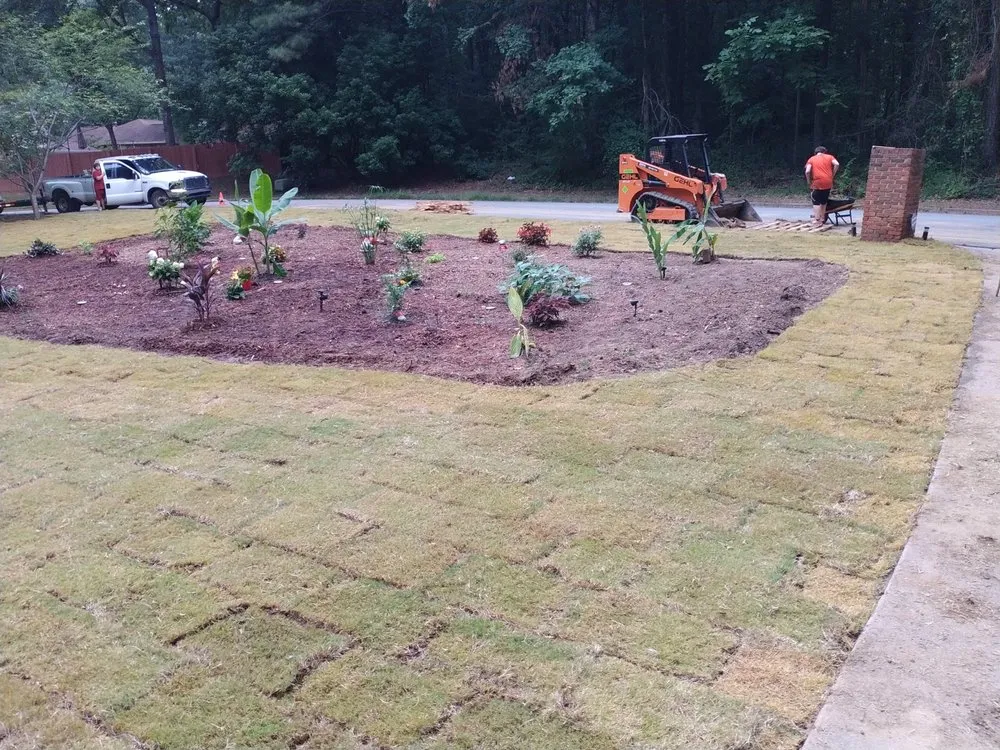 Custom landscape installation for outdoor upgrades across Hampton, GA - Chloes Landscaping