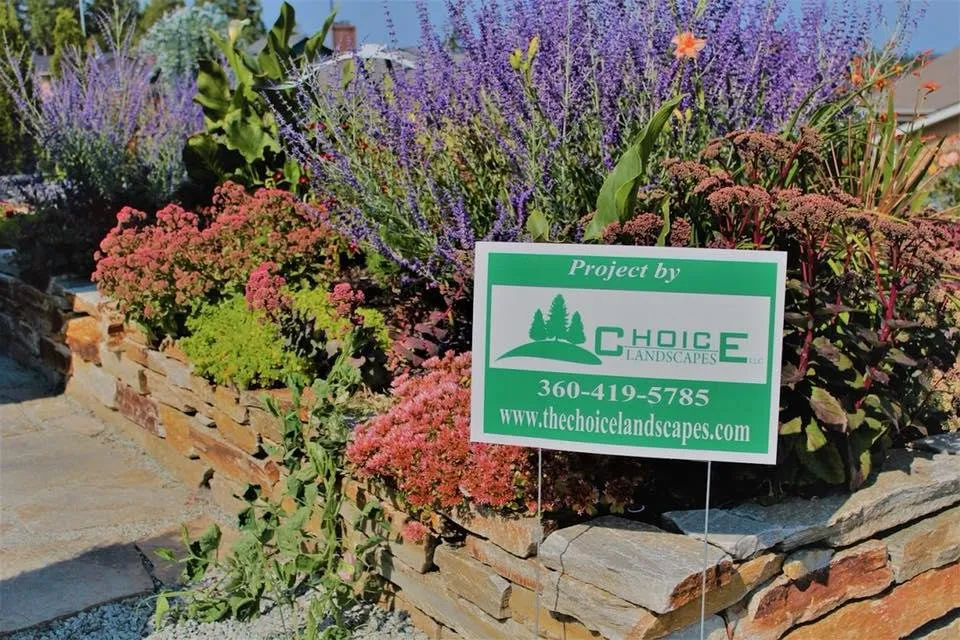 Local garden landscaping with custom design across Mount Vernon, WA - Choice Landscapes